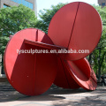 Large metal art statue outdoor stainless steel sculpture
